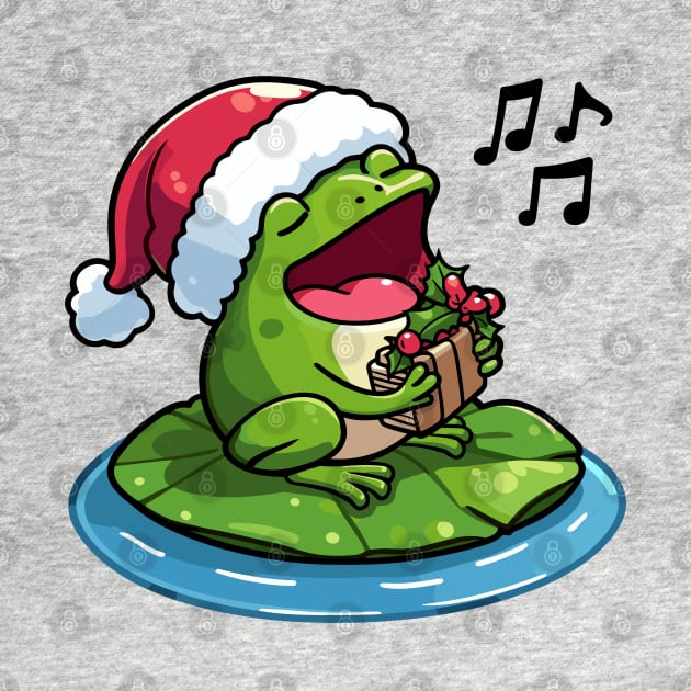 Christmas Carol frog by PrintSoulDesigns